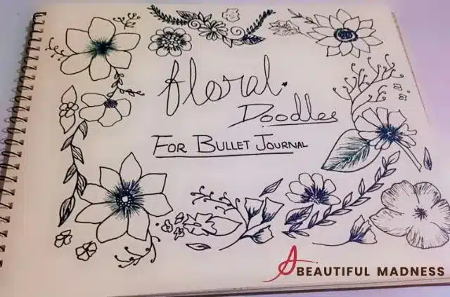 Flower Doodles for Bullet Journal